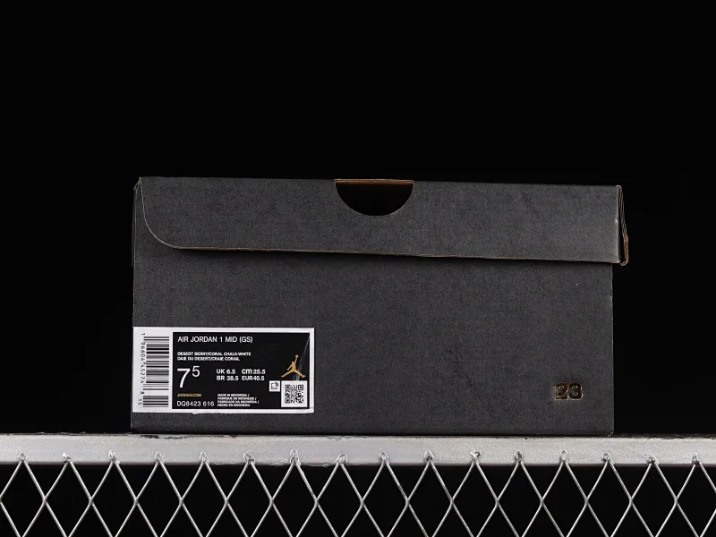 All categories Air Jordan Jordan series basketball shoes Air Jordan 1 Mid Air Jordan 1 Mid "Desert Berry" AJ1 Joe 1 pink and white mid-top cultural basketball shoes DQ8423-616